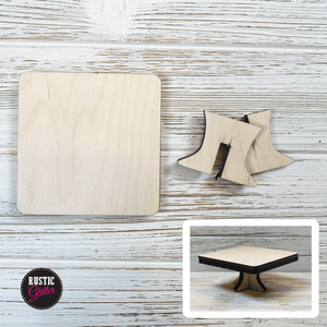 Mini Riser for Tiered Trays | Unfinished | DIY Kit