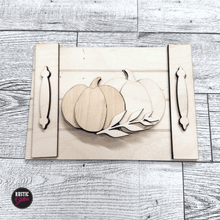 Load image into Gallery viewer, Gather Fall Tiered Tray | DIY Kit | UNFINISHED

