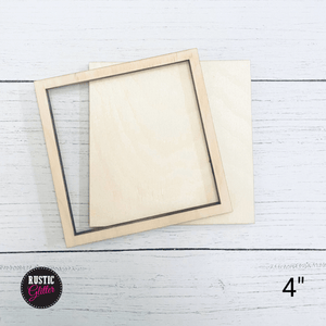 Love Square Frame | Unfinished