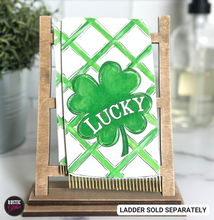 Load image into Gallery viewer, Lucky Interchangeable Decorative Wood Tea Towel | DIY KIT
