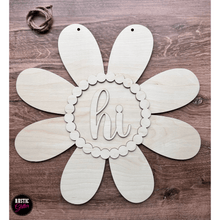 Load image into Gallery viewer, Daisy Door Hanger | DIY Kit | Unfinished
