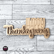 Load image into Gallery viewer, Thanksgiving Tiered Tray | DIY Kit | UNFINISHED
