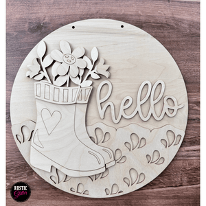 Spring Door Hanger Virtual Workshop - Thursday, 3/23/23 7pm via ZOOM