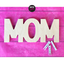 Load image into Gallery viewer, Mom / Mama Photo Display Craft Kit (unfinished)

