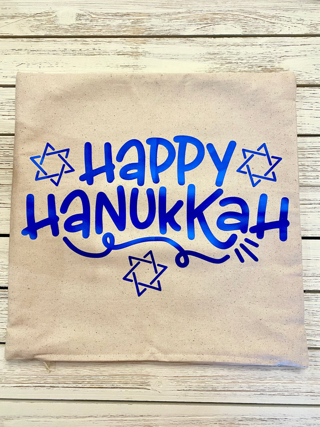 Happy Hanukkah Pillow Cover