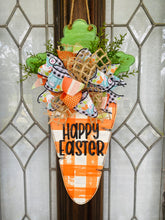 Load image into Gallery viewer, Happy Easter Carrot Door Hanger | DIY Kit | Unfinished
