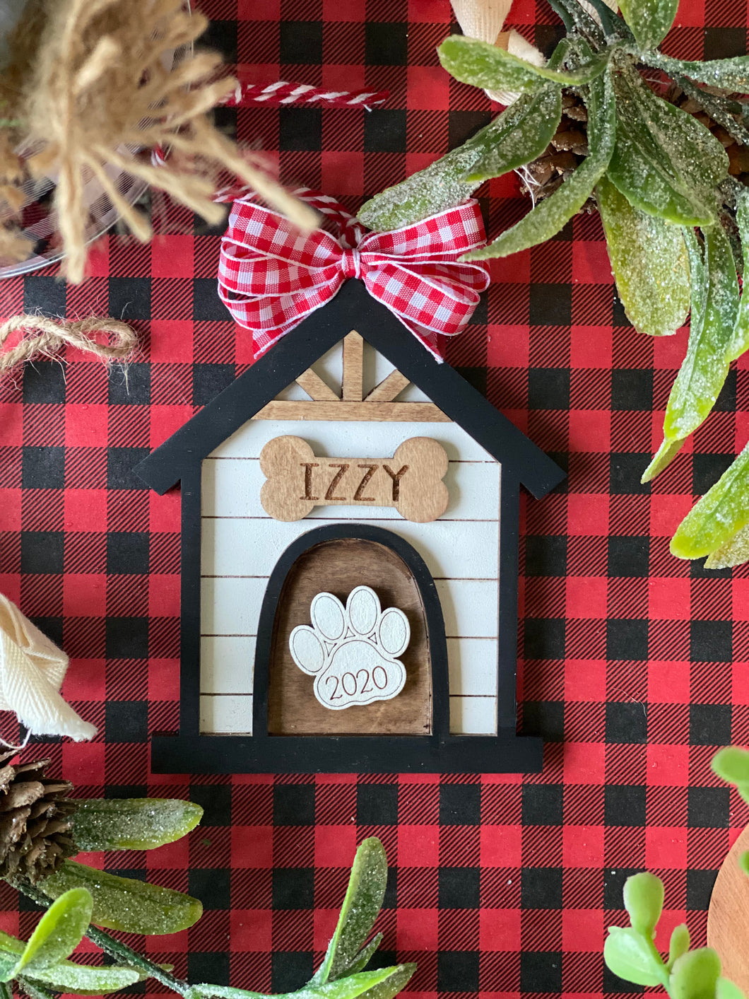 Dog House Ornament/Photo Frame | Personalized | Gift | Painted or DIY