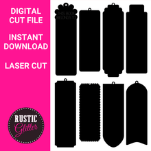 Load image into Gallery viewer, Bookmark Template File | SVG CUT FILE
