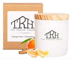 Orange Peel + Cinnamon Candle