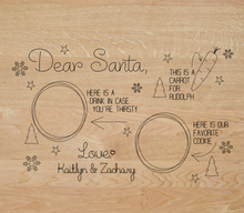 Load image into Gallery viewer, Dear Santa Cookie Tray | Personalized
