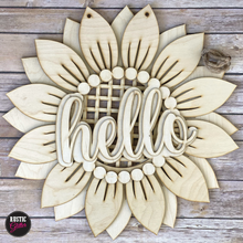 Load image into Gallery viewer, Sunflower Door Hanger | DIY Kit | Unfinished
