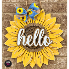 Load image into Gallery viewer, Sunflower Door Hanger | DIY Kit | Unfinished
