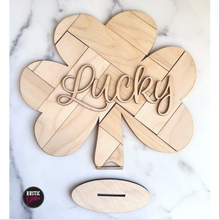 Load image into Gallery viewer, Rustic Pallet Clover Sign | DIY KIT
