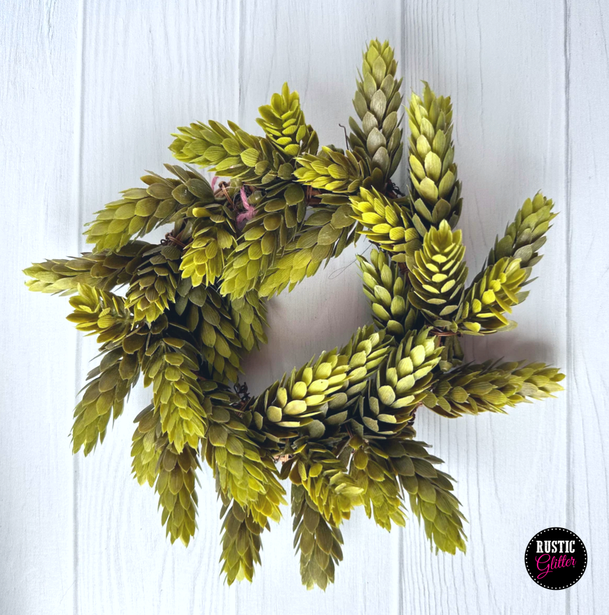 Hops Greenery | Candle Ring | Wreath | Tiered Tray Decor