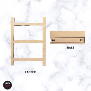 Decorative Wood Tea Towel Display Ladder | DIY KIT