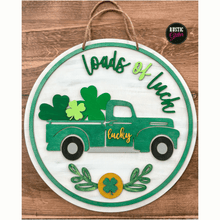 Load image into Gallery viewer, Loads of Luck Door Hanger | DIY Kit | Unfinished
