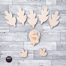 Load image into Gallery viewer, Turkey Pumpkin Craft Kit | Unfinished
