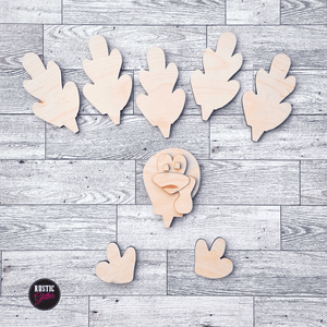 Turkey Pumpkin Craft Kit | Unfinished