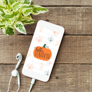 Hello Pumpkin Phone Wallpaper | Download