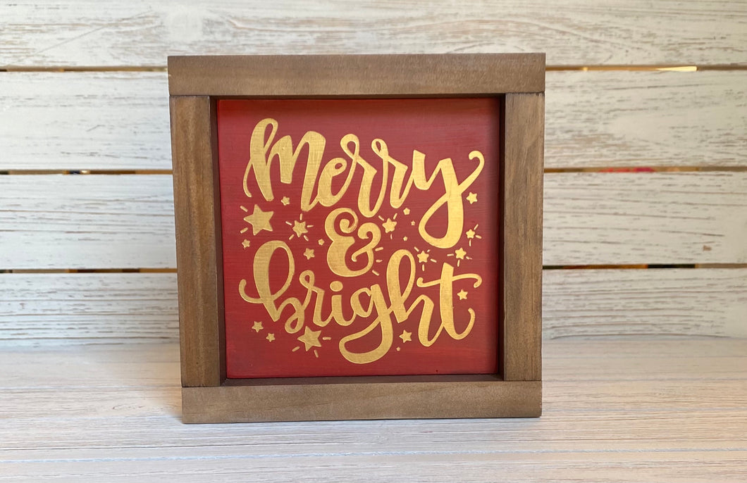 Merry & Bright Sign