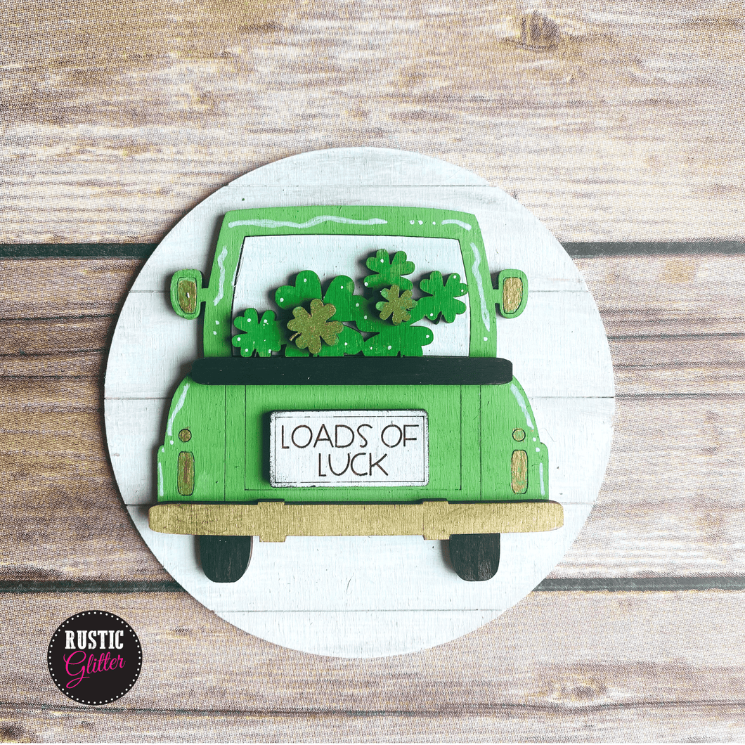 Loads of Luck Truck | St. Patrick's Day | DIY Kit (unfinished)