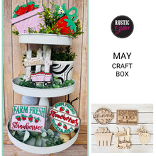 Load image into Gallery viewer, Tiered Tray Craft Box - Monthly Subscription
